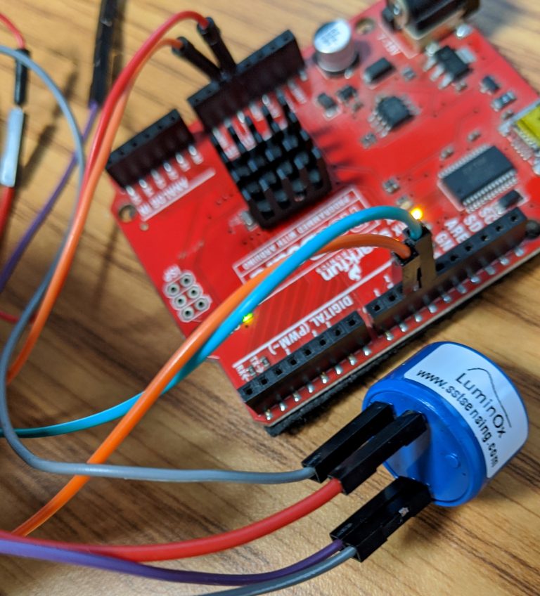 LuminOx O2 Sensor on Arduino | Incredigeek